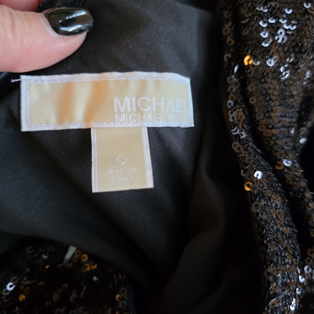 Michael Kors Black Sequin Women's Jacket